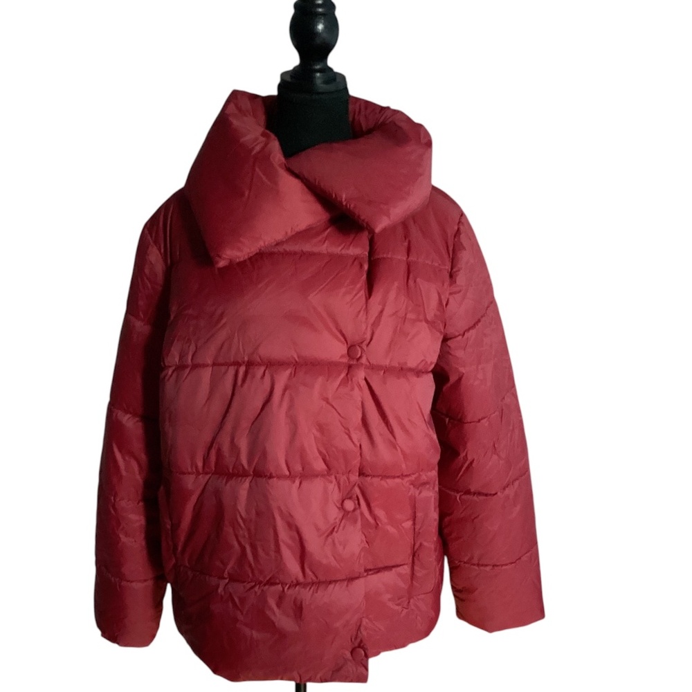 Banana Republic Puffy Jacket - Burgundy - Size  M
